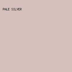 D5BFBB - Pale Silver color image preview