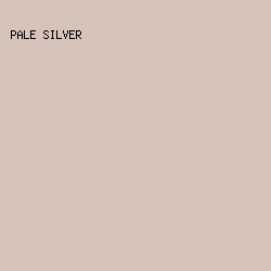 D6C3BA - Pale Silver color image preview