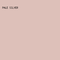 DDC0B9 - Pale Silver color image preview
