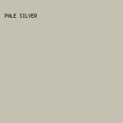 c3c1b2 - Pale Silver color image preview