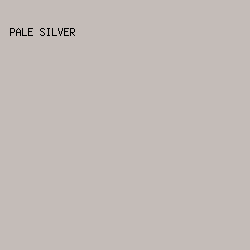 c4bcb8 - Pale Silver color image preview