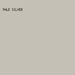 c4c0b5 - Pale Silver color image preview