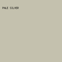 c4c1ae - Pale Silver color image preview