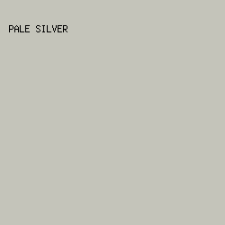 c4c4ba - Pale Silver color image preview
