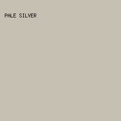 c6c0b3 - Pale Silver color image preview