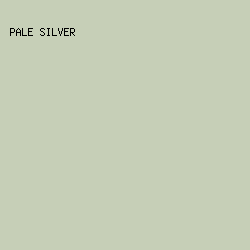 c6cfb7 - Pale Silver color image preview