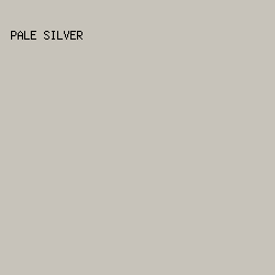 c7c3ba - Pale Silver color image preview