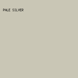 c9c6b5 - Pale Silver color image preview