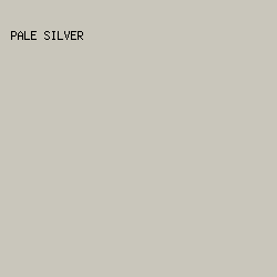 c9c6bb - Pale Silver color image preview
