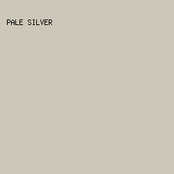 ccc7b9 - Pale Silver color image preview