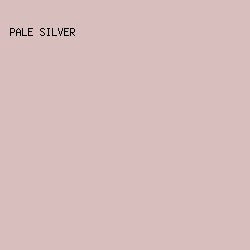 d9bebe - Pale Silver color image preview