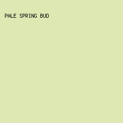 DDE8B3 - Pale Spring Bud color image preview