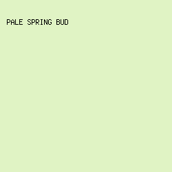 E0F3C4 - Pale Spring Bud color image preview