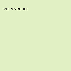 E1F0C4 - Pale Spring Bud color image preview
