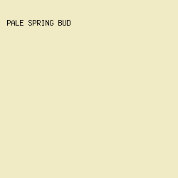 F0EAC5 - Pale Spring Bud color image preview
