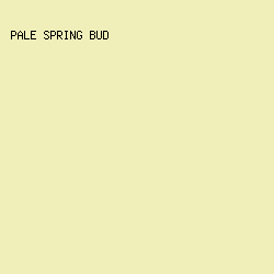 F0EFBA - Pale Spring Bud color image preview