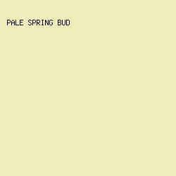 F1EDBB - Pale Spring Bud color image preview