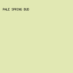 e1e8b3 - Pale Spring Bud color image preview
