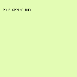 e3fcb4 - Pale Spring Bud color image preview