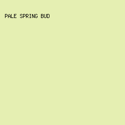 e5efb2 - Pale Spring Bud color image preview