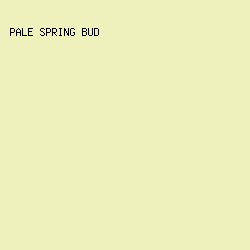 eff1bd - Pale Spring Bud color image preview