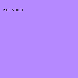 B589FF - Pale Violet color image preview