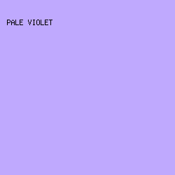 BFA9FE - Pale Violet color image preview
