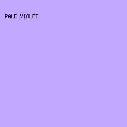 C1A7FF - Pale Violet color image preview
