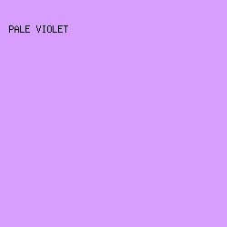 D79DFF - Pale Violet color image preview