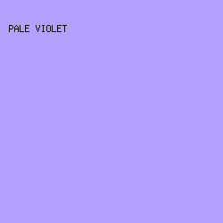 b4a0ff - Pale Violet color image preview