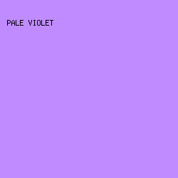 bf8bff - Pale Violet color image preview