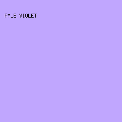 c0a6fe - Pale Violet color image preview