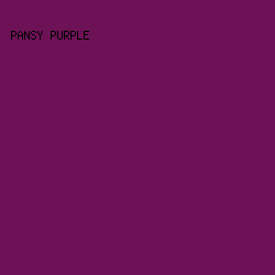 6E1257 - Pansy Purple color image preview