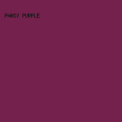 75214d - Pansy Purple color image preview