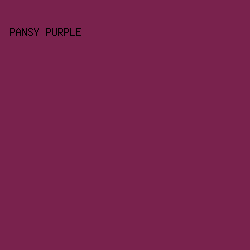 79224D - Pansy Purple color image preview