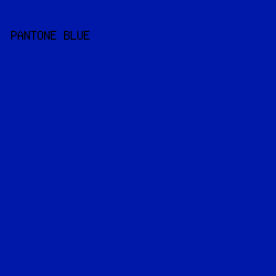 0018A9 - Pantone Blue color image preview