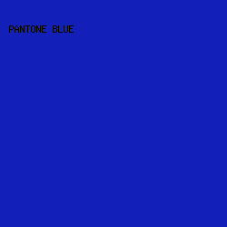 121FB9 - Pantone Blue color image preview