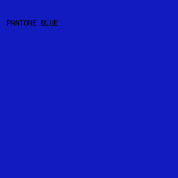 121bc0 - Pantone Blue color image preview
