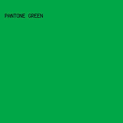 00A746 - Pantone Green color image preview