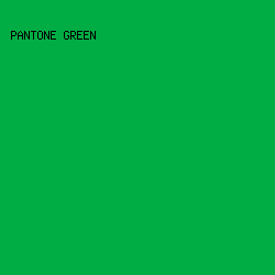 00AD44 - Pantone Green color image preview