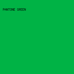 00b345 - Pantone Green color image preview