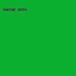 0DAE31 - Pantone Green color image preview