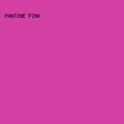 D43FA3 - Pantone Pink color image preview