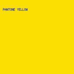 FBDE04 - Pantone Yellow color image preview
