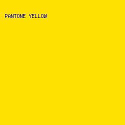FEE101 - Pantone Yellow color image preview