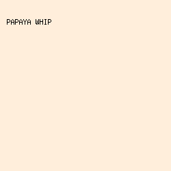 FFEEDB - Papaya Whip color image preview