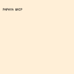 ffefd7 - Papaya Whip color image preview