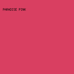D93F61 - Paradise Pink color image preview