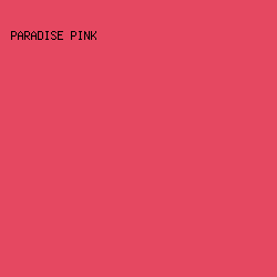 e54861 - Paradise Pink color image preview