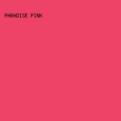 ee4266 - Paradise Pink color image preview
